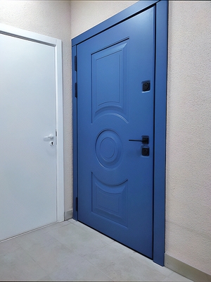 Синяя дверь МДФ RAL